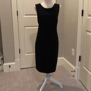 Black sheath dress